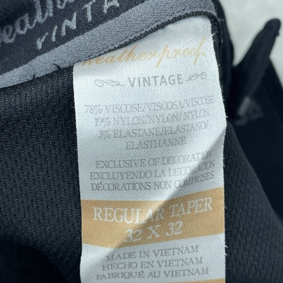 Weatherproof Vintage Mens Performance Flex Tapered Pants Size 32x32 a1158 - Picture 5 of 7